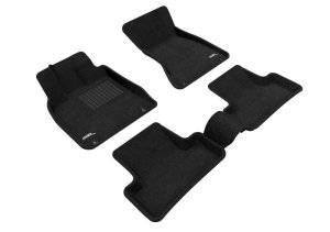 Audi Q5 Floor Mat Set - Front and Rear - 3D MAXpider - Elegant Series - Black - `09-`17 Audi Q5 Floor Mat Set - Front and Rear - 3D MAXpider - Elegant Series - Black - `09-`17